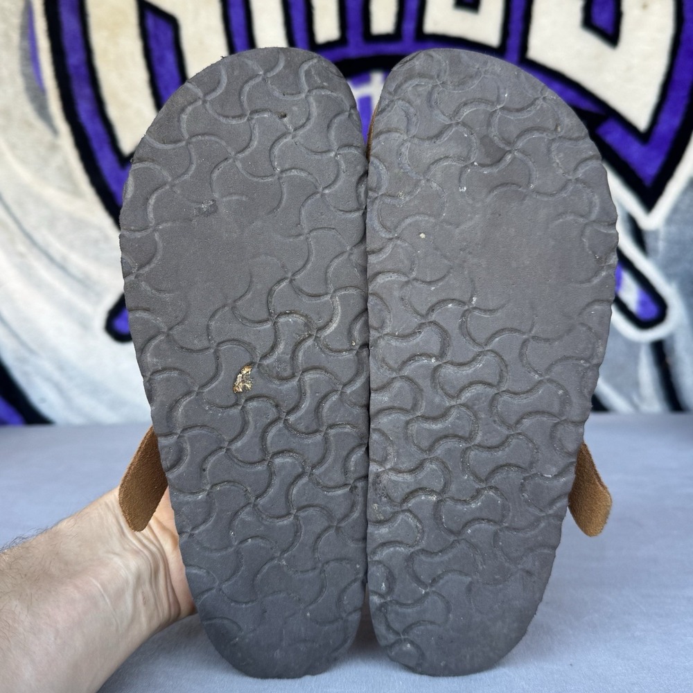 Size 39/W8/M6 - Birkenstock Boston SFB Unisex Suede Leather Clog Sandals - Picture 6 of 8